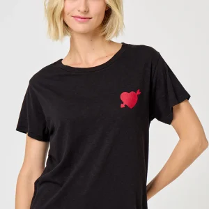 T-shirt Five cœur noir