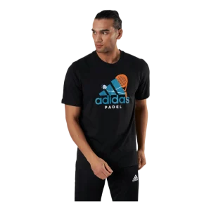 Padel Graphic Logo Black