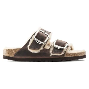 Sandale Birkenstock Arizona Huilée Marron