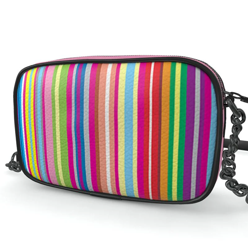 Sac Camera cuir - Stripy – Image 5