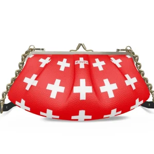 Sac cadre plissé métal cuir - Help