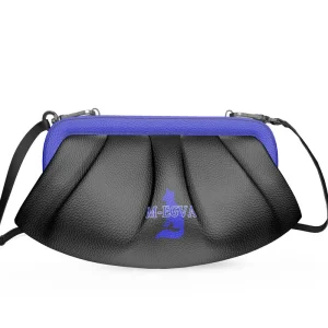 Sac cadre souple plissé cuir - Blue Fox