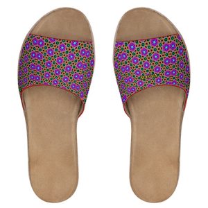 Mules cuir femme - Flowers