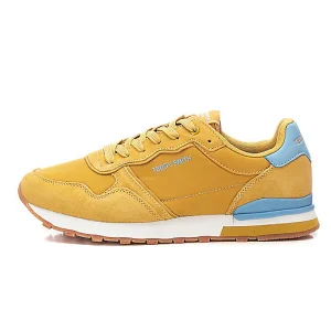 Baskets Retro-tennis 120097 Jaune