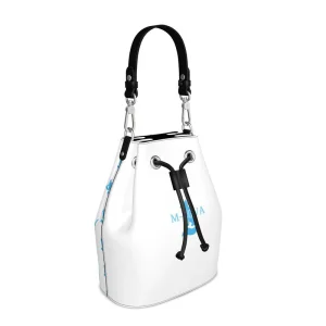 Sac Bucket cuir - Blue Fox