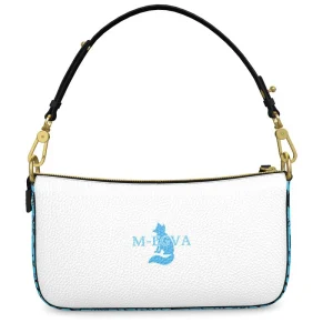Sac Baguette cuir - Blue Fox