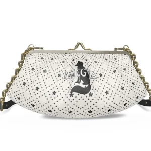 Sac cadre plissé métal cuir - Puzy