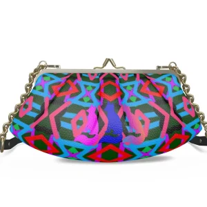 Sac cadre plissé métal cuir - Zakel