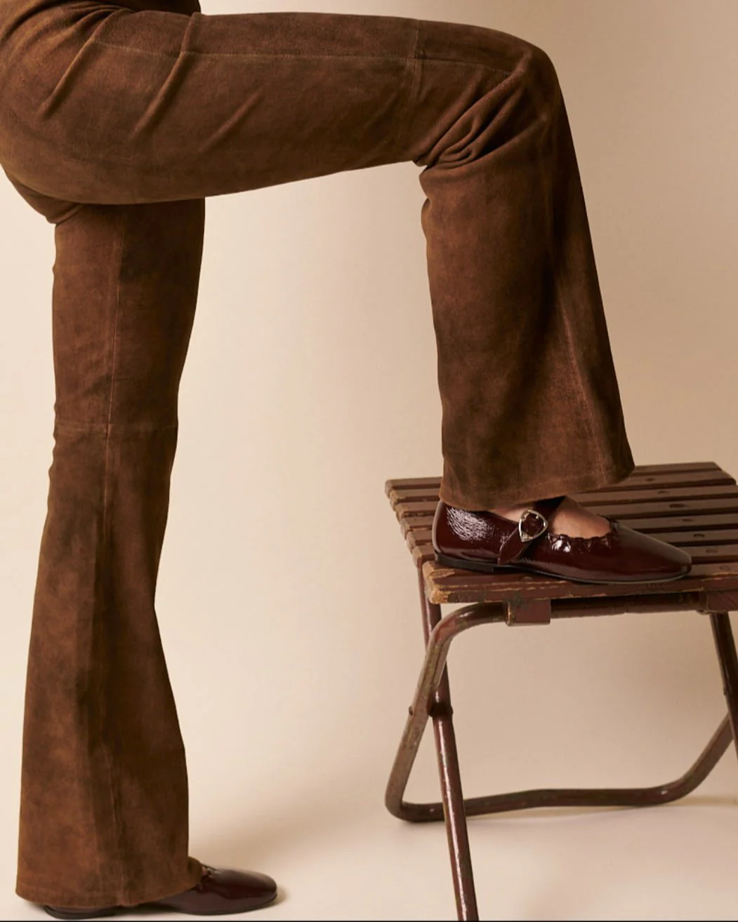 Ballerines Socque Ginger vernis marron – Image 3