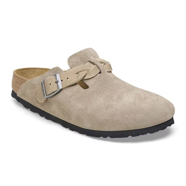 Sabot Birkenstock Boston Braided Taupe – Image 3