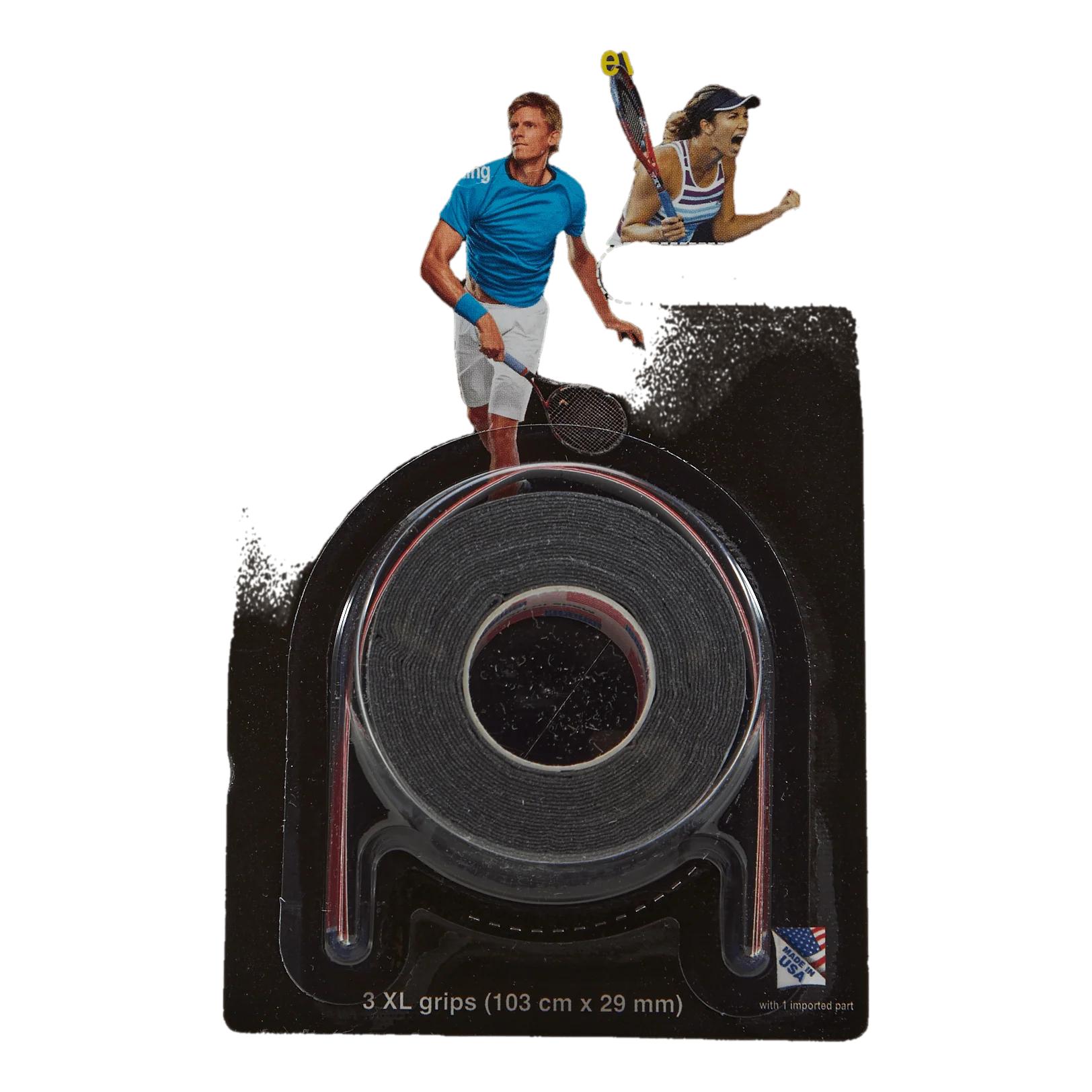 Tourna Mega Tac 3-pack Black