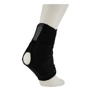 Ankle Brace W/ Straps Black