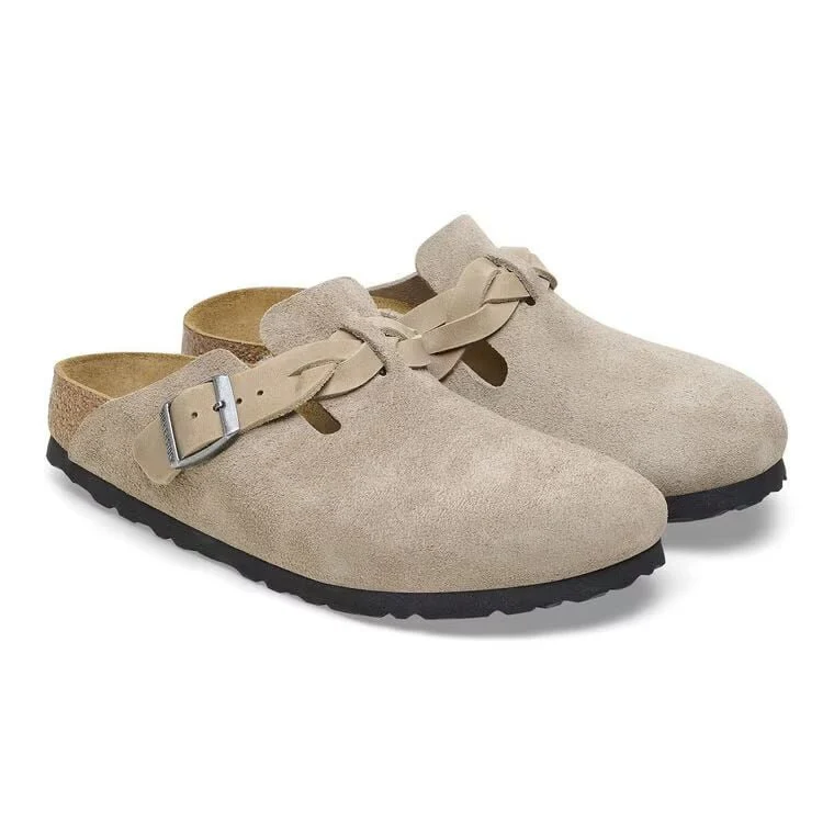 Sabot Birkenstock Boston Braided Taupe – Image 4