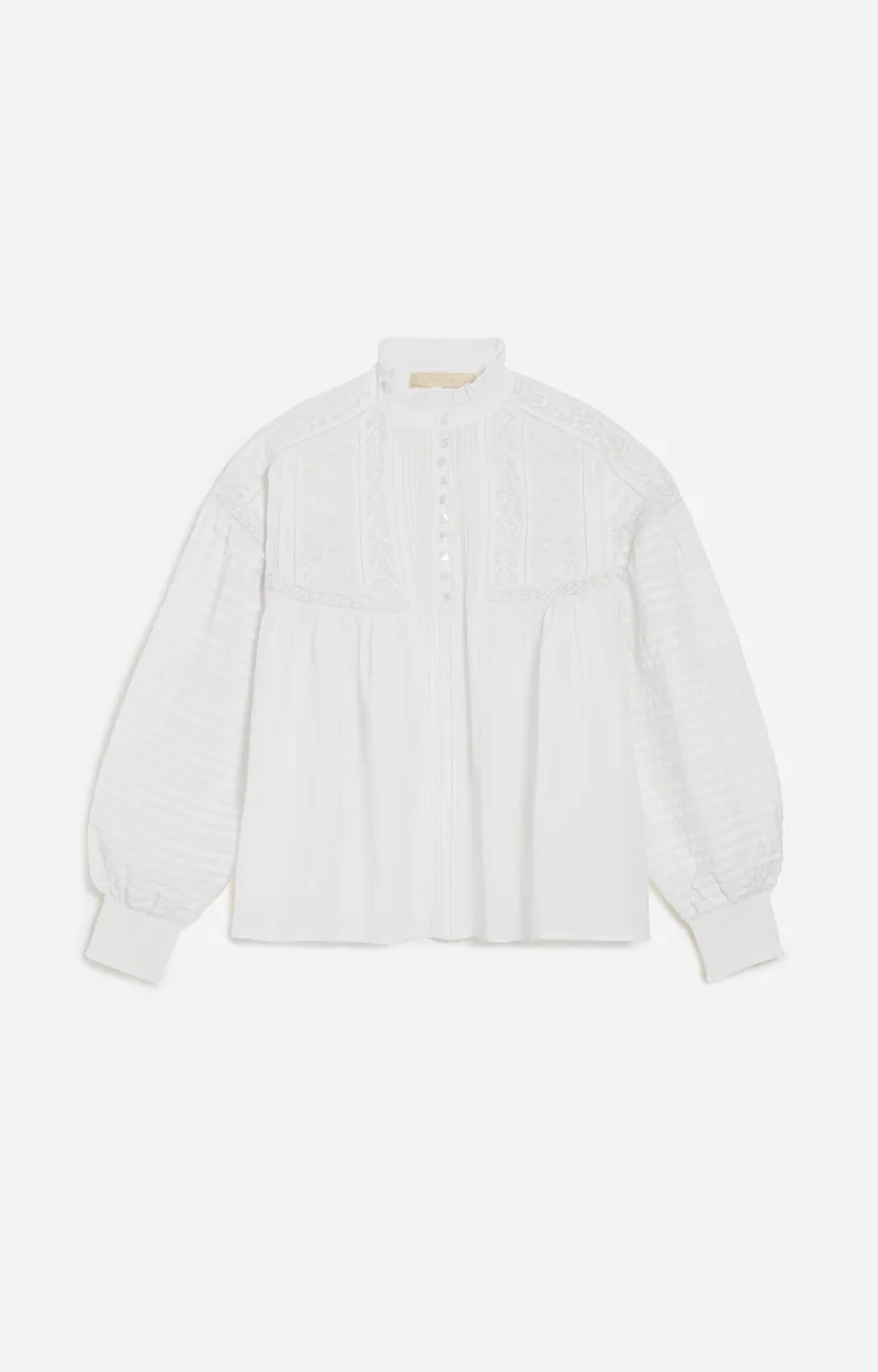 Blouse Vanessa Bruno Dahlia blanc – Image 2