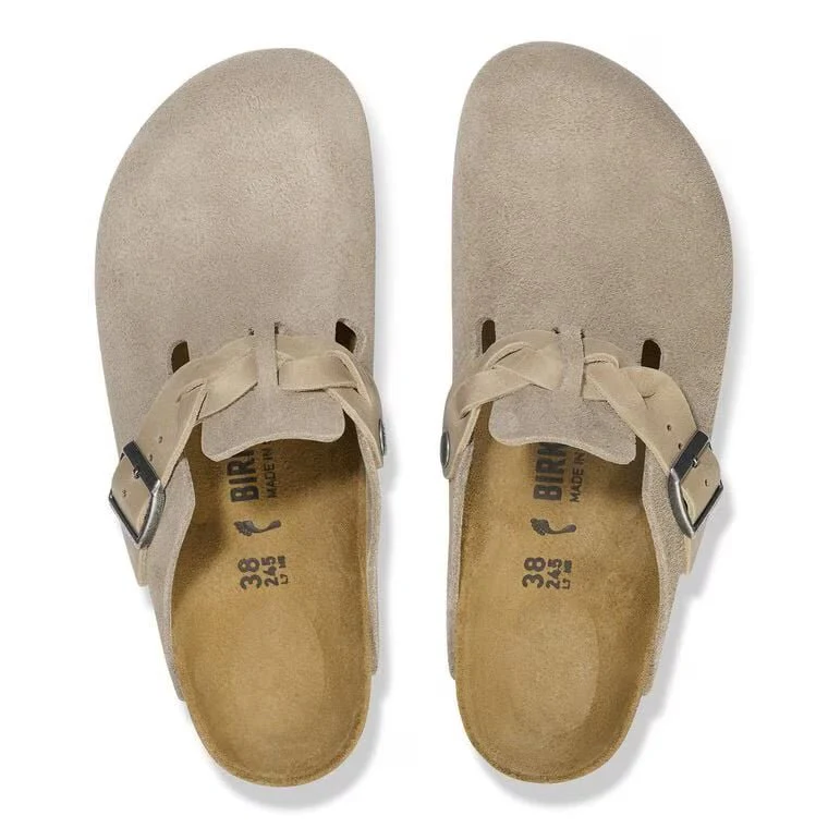 Sabot Birkenstock Boston Braided Taupe – Image 2