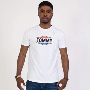 Tee Shirt Printed Logo Tee 08672 Blanc