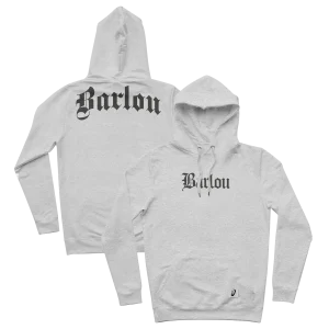 SWEAT-SHIRT CAPUCHE | "BARLOU TRANSFORMATION" - Gris Chiné