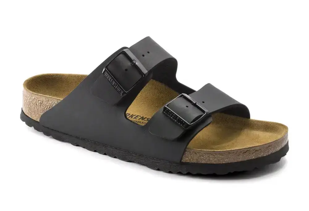Birkenstock Arizona Birko-Flor - Noir - NARROW FIT – Image 4