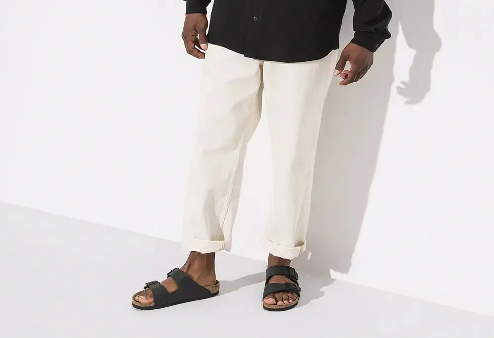 Birkenstock Arizona Birko-Flor - Noir - NARROW FIT – Image 5