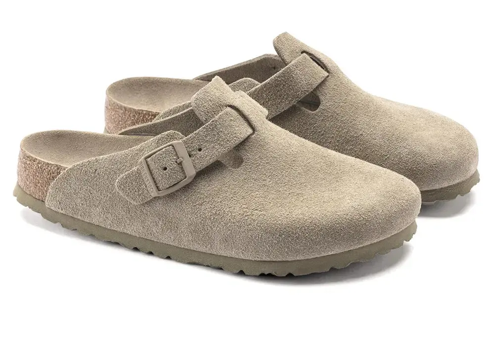 Birkenstock Boston Faded Khaki NARROW FIT – Image 2