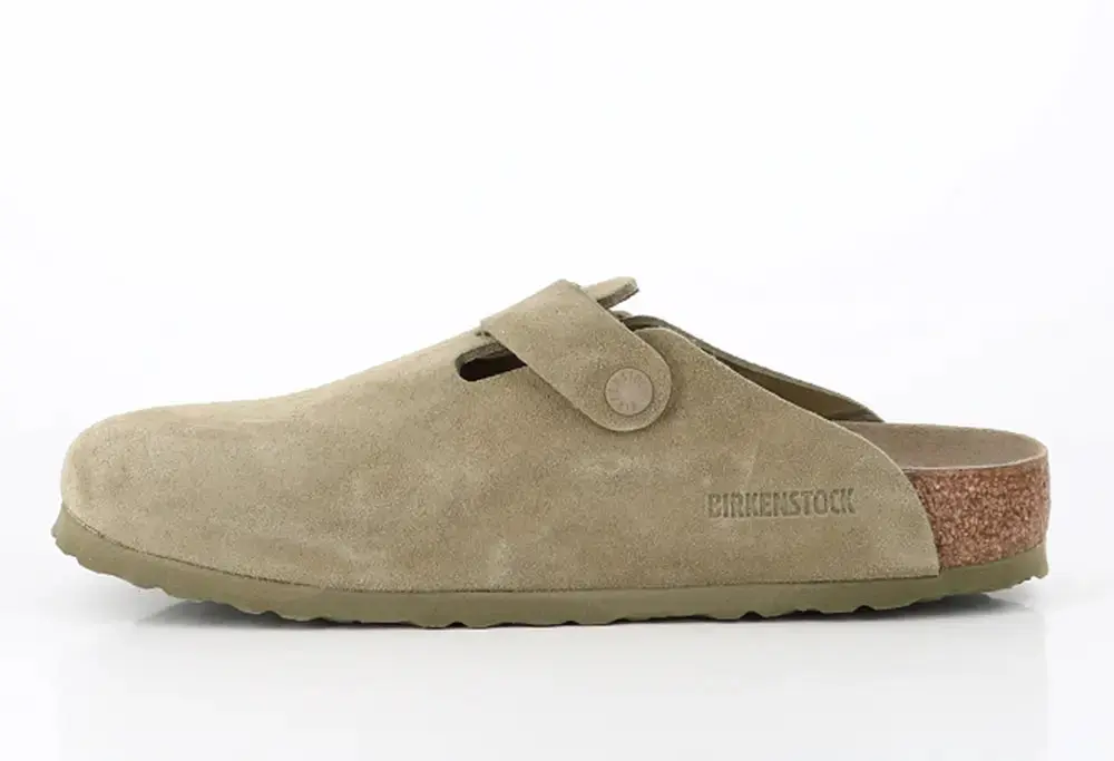 Birkenstock Boston Faded Khaki NARROW FIT – Image 4