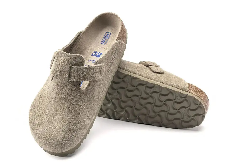 Birkenstock Boston Faded Khaki NARROW FIT – Image 5
