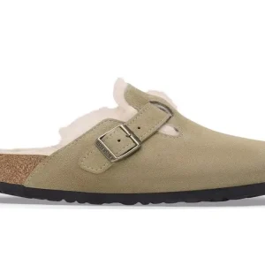 Birkenstock Boston en fourrure d’agneau NARROW FIT
