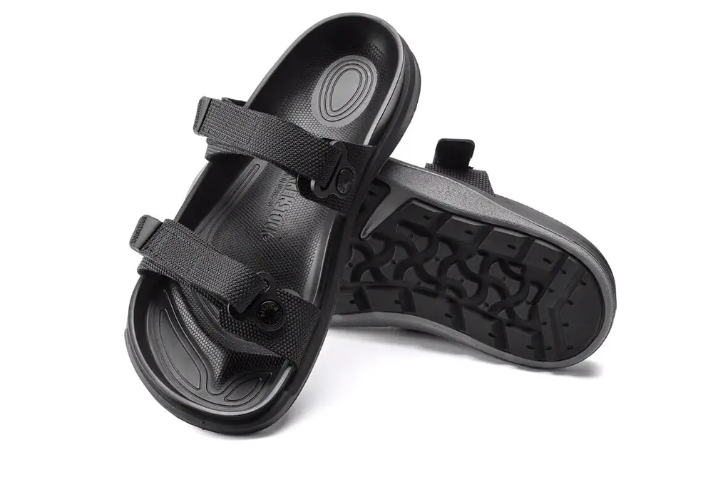 Birkenstock Sahara Birko-Flor - Futura Black – Image 3