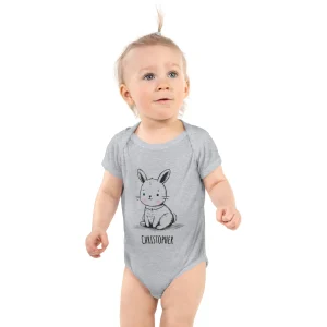 Body pour bébé personnalisable - Monsieur Lapin
