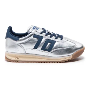 Basket Back 70 jogger métallisé argent