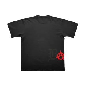 T-SHIRT MANCHES COURTES | "GOTHANARCH SIZE" - Noir