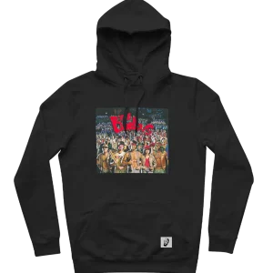 SWEAT-SHIRT CAPUCHE | "WARRIORS" - Noir