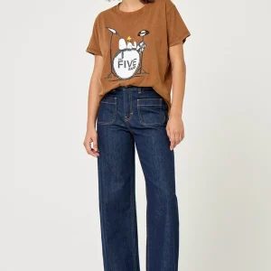 T-shirt Five Snoopy Camel