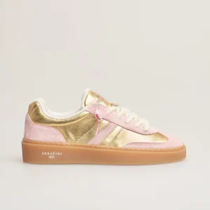 Basket Serafini court gold pink