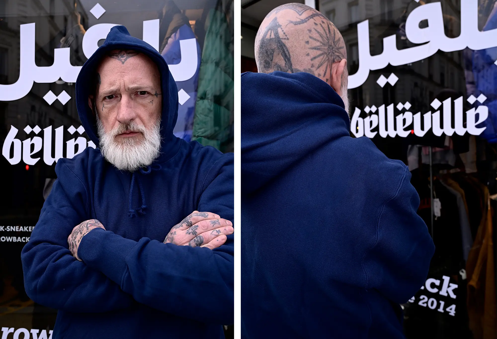 Power Goods Super Weight Hoodie Navy Blue – Image 3