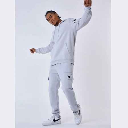 Bas de jogging techwear - Greige (Gris clair) – Image 2