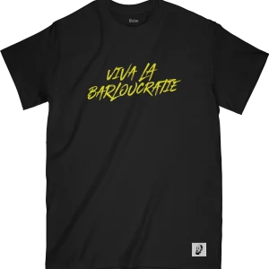 T-SHIRT MANCHES COURTES "VLB" - Noir/Jaune