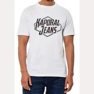 Tee-shirt Col Rond Rois Blanc