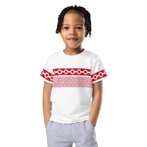 T-shirt enfant - Square BL-Orange