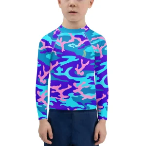 T-shirt de Compression Garçon - Army Blue