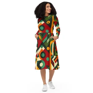 Robe manches longues - Fox R quadrille