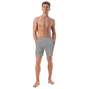 Short de bain SPF 50+ Homme - Uni gris