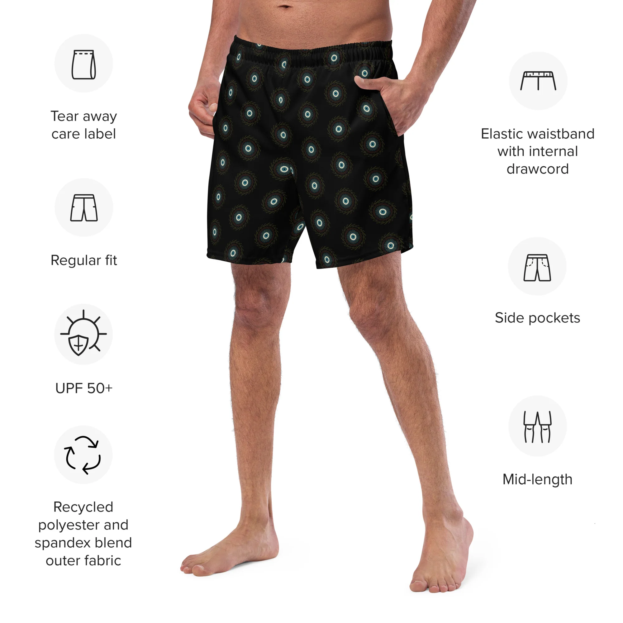 Short de bain SPF + de 50 homme - Eyes – Image 6