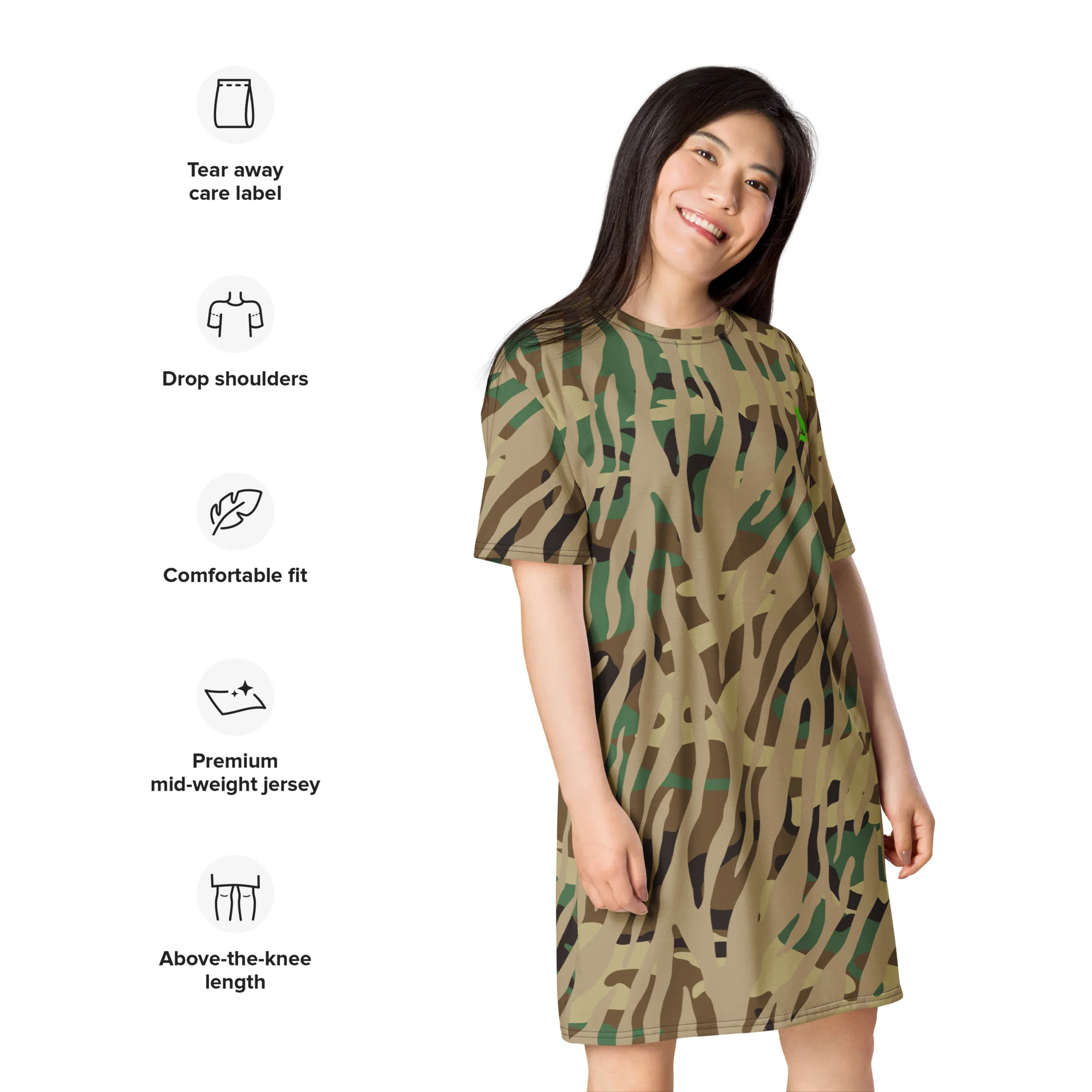 Robe T-Shirt - Army Kaki – Image 3