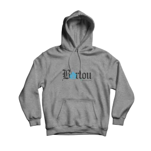 SWEAT-SHIRT CAPUCHE | "MARSEILLAIS" - Gris Chiné