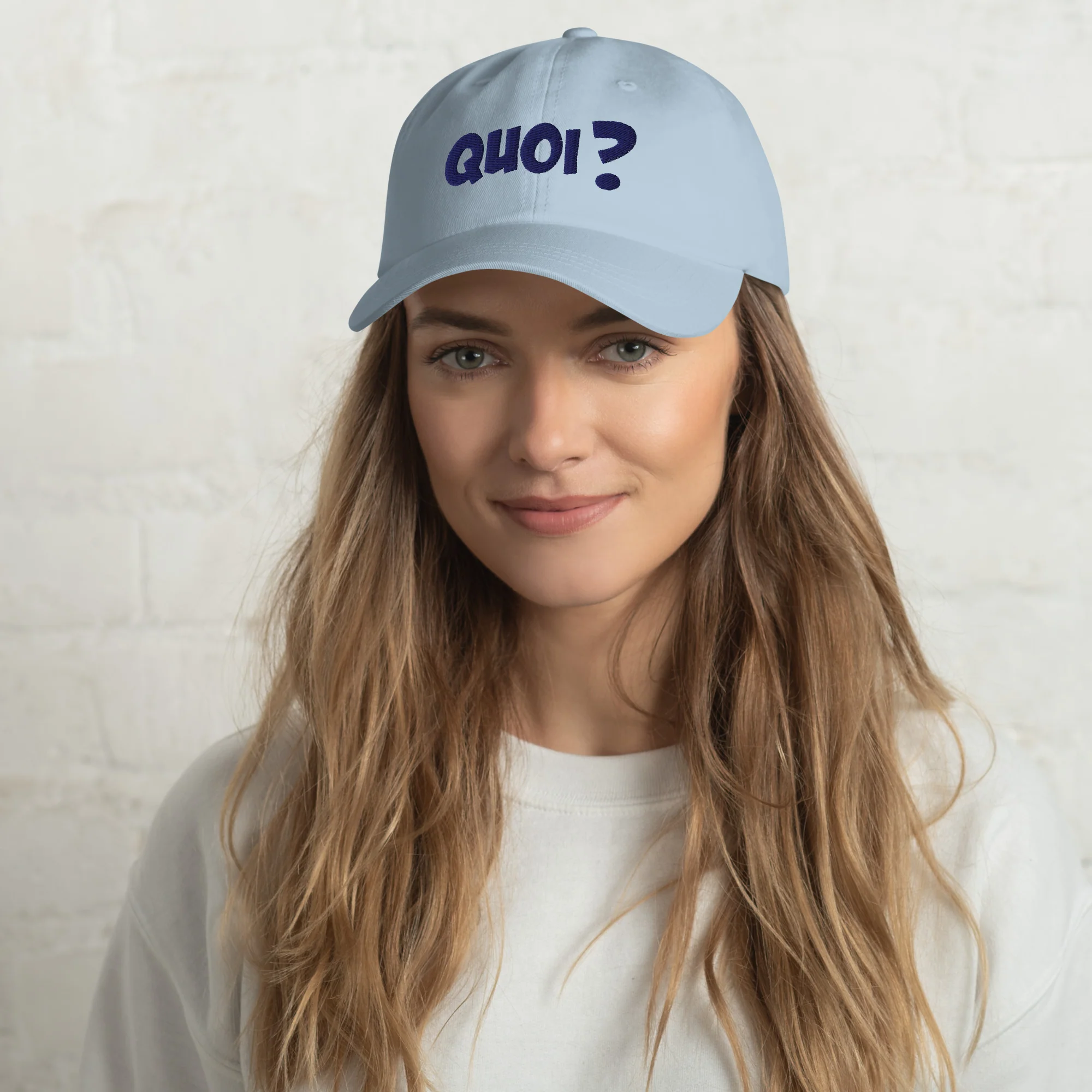 Casquette brodée claire - Quoi ? – Image 9