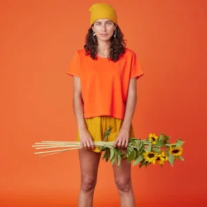 Tshirt Graine Arum orange