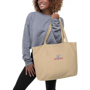 Grand tote bag brodé-bio - M-Egva