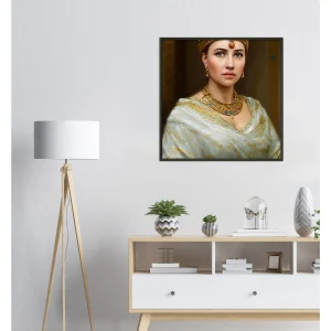 Affiche cadre métal - The Queen Æ