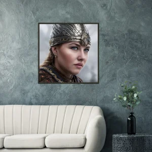 Affiche cadre métal - The Queen ĘE